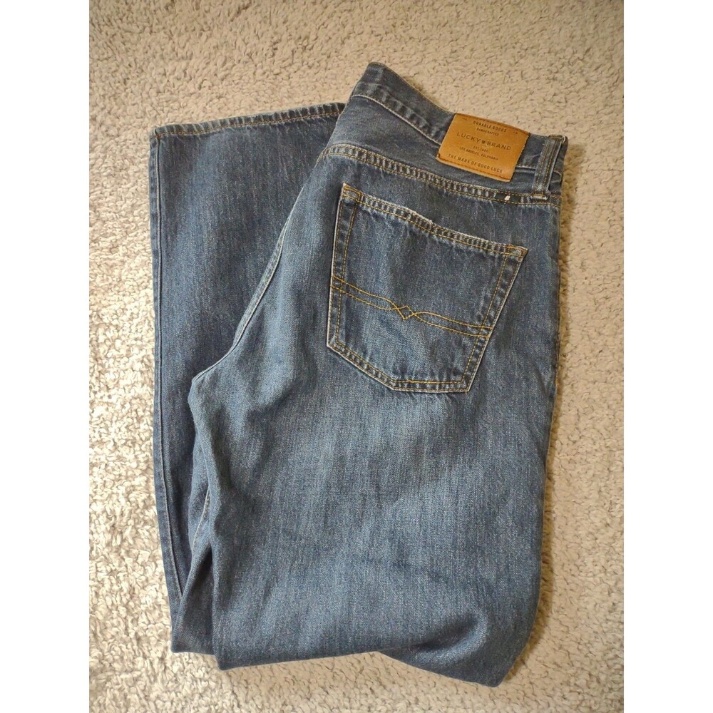 Lucky Brand Jeans Mens 34/30 363 Straight Medium Wash Casual Weekend